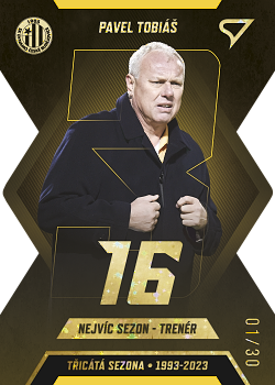 Pavel Tobias Ceske Budejovice SportZoo FORTUNA:LIGA 2022/23 2. serie Tricata Sezona F:L /30 #TS-27